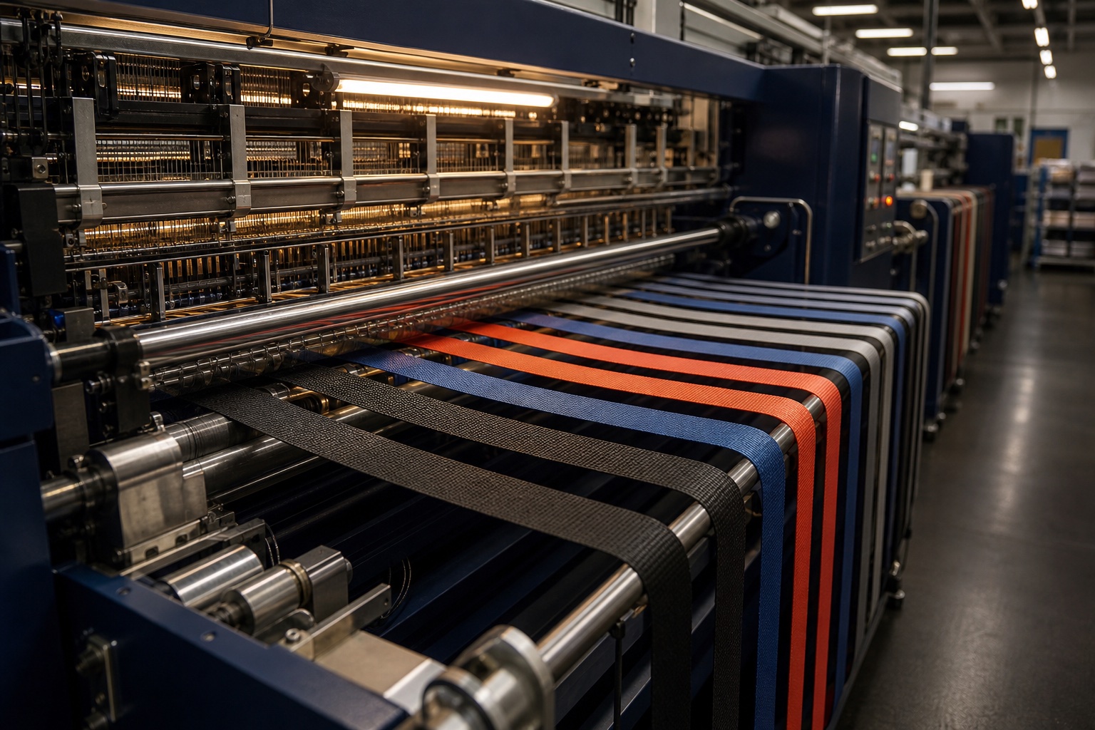 Produktion ausgewählter Gurtband-Produktlinien in Griechenland